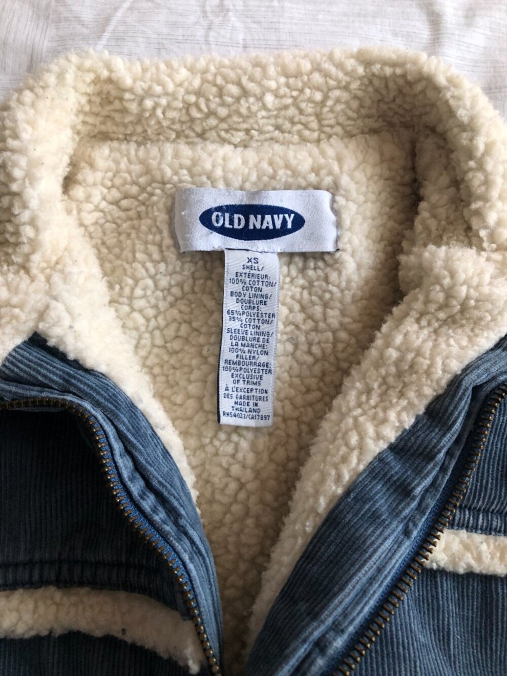 Old Navy Corduroy Sherpa Lined Jacket - Picture 4 of 7
